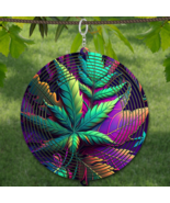 Cannabis WindSpinner Wind Spinner 10&quot; /w FREE Shipping - $34.30 CAD