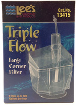 Lees Triple-Flow Corner Aquarium Filter: Versatile Efficiency for Aquarists - £10.91 GBP+