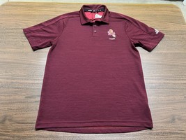 Arizona State Sun Devils Staff Men’s Maroon Polo Shirt - Adidas - Medium - £13.32 GBP