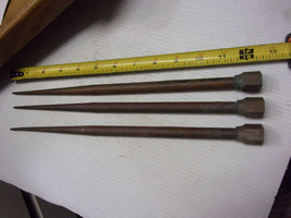 Vtg 12&quot; SOLID COPPER Robbins Lightning Rod fennel tips 3 matching - $59.35