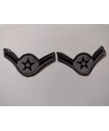 USAF AIRMAN ABU E-2 RANK INSIGNIA CHEVRONS PAIR - USED - €2,14 EUR