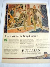 1944 Pullman Railroad Color Ad Army Men in Egypt - £7.97 GBP