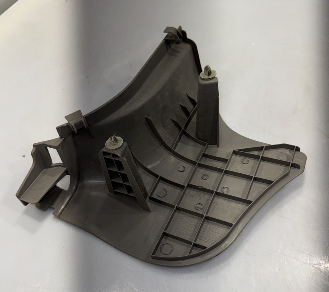 2009 HONDA PILOT RIGHT FRONT KICK PANEL GRAY P/N 83111-SZA-50 GENUINE OEM USED Item image 5