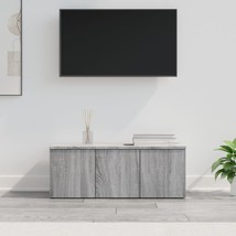 TV Cabinet Grey Sonoma 80x34x30 cm Engineered Wood - £33.95 GBP