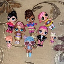 Mini LOL Doll Bundle Lot Of 8 Mini LOL Dolls 4” 3.5” 2” Cute nice - £14.77 GBP
