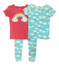 allbrand365 designer Girls Or Boys 3 Piece Pajama Set Size 3T Color Blue/Red - £21.67 GBP
