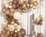 150Pcs Brown Balloons Garland Arch Kit, Different Size Brown Nude Boho B... - $25.99