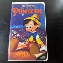 Walt Disney Masterpiece Pinocchio VHS Home Video Clam Shell - £7.87 GBP