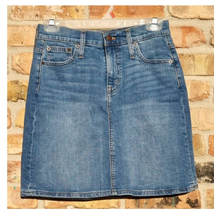 J Crew Blue Mini Denim Skirt Size 00 - £23.15 GBP