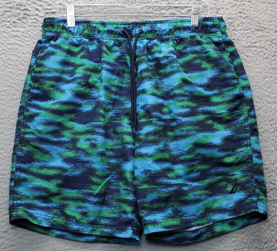 Nautica Trunks Shorts Mens Large Multi Performance Quick Dry Swimwear Dr... - $18.49