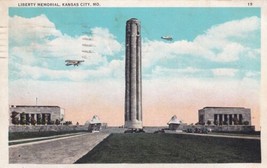 Liberty Memorial Kansas City Missouri MO1935 to Excelsior Springs Postcard B30 - £2.23 GBP