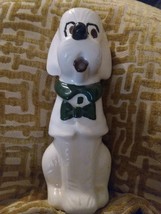 Vintage 1960&#39;S ceramic potteryPuppy Dog With Tie  marked m.b CottageCore - £6.80 GBP