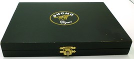 COLLECTIBLE EMPTY CIGAR BOX WOODEN WITH DIVIDERS PUCHO CIGARS - €6,90 EUR