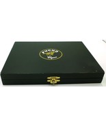 COLLECTIBLE EMPTY CIGAR BOX WOODEN WITH DIVIDERS PUCHO CIGARS - $146.92 MXN