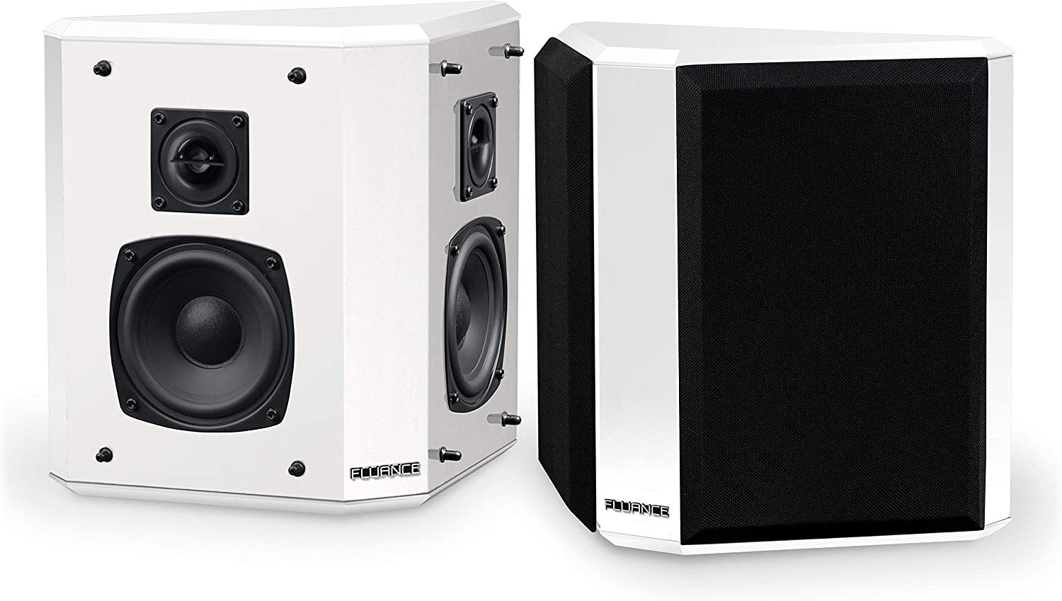 Fluance Elite High Definition 2-Way Bipolar Surround Speakers For Wide  			