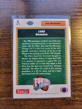 1991 Upper Deck #5/9 Joe Montana - Insert - 49ers - NFL - Fresh Pull - £6.22 GBP