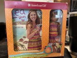 NEW! American Girl Doll - Lea Dives In - 2 Book and Mini Doll Play Set - £25.01 GBP