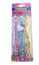 New Sanrio Hello Kitty Kids Toothbrush 3 Pack - Soft Firefly - $7.99