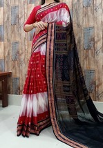 Exclusive Wedding Collection of Sambalpuri Pasapali cotton  fastival wear saree  - £157.70 GBP