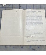 Masonic Ephemera Petition For The Degrees Of Masonry 1921 Paper Lodge 735 - $10.94