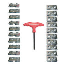 20 Pairs of Southco Male &amp; Female Roto Lock Butt Joint Receptacles. 2 T-... - £277.20 GBP