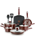 T-Fal ~ Easy Care ~ Twelve (12)-Piece Non-Stick Cookware Set Pots and Pa... - $160.18 CAD