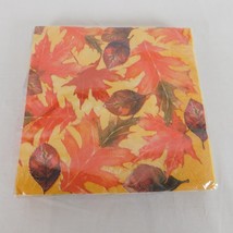 Leaf Collection Luncheon Napkins 20 count 2 ply 12.875x12.875&quot; Party Fal... - $5.95