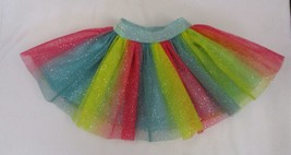 18&quot; Doll Rainbow Sparkle Tutu - £8.70 GBP