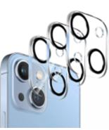 3-Pack Rear Camera Lens Protectors Tempered Glass iPhone 14 iPhone 15 &amp; ... - $9.95