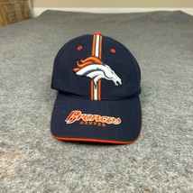 Denver Broncos Mens Hat Cap Adjustable Navy Orange Wool Blend Football N... - £15.05 GBP