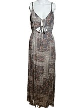 Anthropologie Sadie &amp; Sage Dress Women&#39;s Size XS Gray Maxi Bohemian Sleeveless - £16.63 GBP