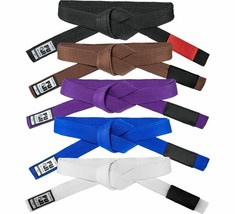 Fuji Deluxe Premium Pearl Weave Jiu Jitsu Brazilian BJJ Adult Gi Rank Belt  - $34.95