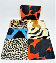 Set of 7 Coasters for Drinks in various animal print-
show original titl... - £10.98 GBP