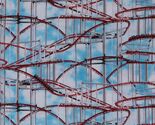 Cotton Roller Coasters Amusement Park Rides Blue Fabric Print by Yard D6... - $13.95