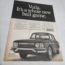 Renault 10 Voila Whole New Ball Game Vintage Print Ad 1967 - $14.98