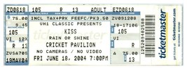 Kiss Concert Ticket Stub June 18 2004 Phoenix Arizona - £30.62 GBP