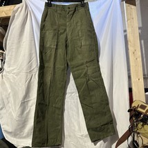 VTG 70’s Trouser Pants OG-507 Military Army Green Utility 28 x 31 Rare - £39.10 GBP