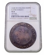 1638-39 Angleterre Couronne Charles I S-2758 Classé Par NGC Comme VG-8 T... - $106,133.32 MXN