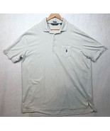 Ralph Lauren Polo Golf Stretch Lisle Polo Shirt White Navy Blue Striped ... - $275.24 MXN