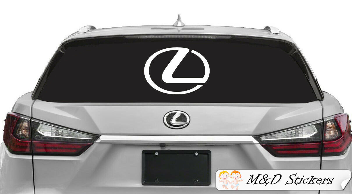 XL (extra large) Lexus Logo Vinyl Decal Sticker Different colors & size for Cars