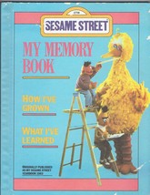 Vintage Sesame Street My Memory Book Unused 1983 Matte Hardcover Baby - $33.81
