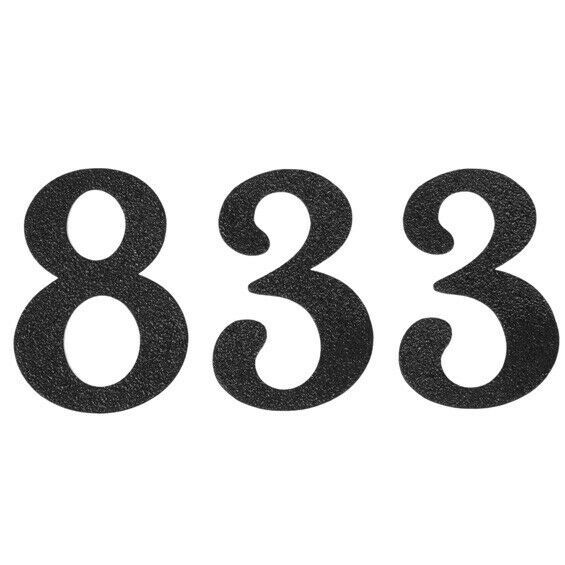 Garage Doors Magnetic House Numbers Flexible Material Embossed Finish - $2.95