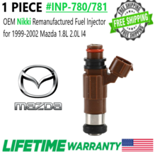 OEM Nikki 1 piece Fuel Injector for 1999-2002 Mazda 1.8L 2.0L I4 #INP-780/781 - £36.84 GBP