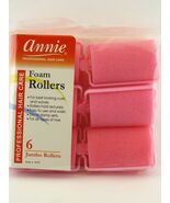 ANNIE JUMBO 1-1/2&quot; FOAM HAIR ROLLERS - 6 PCS. (1055) - $11.13 CAD