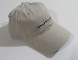 Tommy Hilfiger Mens Baseball Cap Hat Beige Adjustable NWT - $18.99