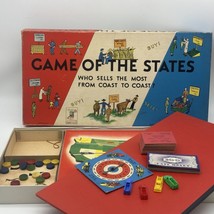 GAME OF THE STATES Milton Bradley Board Game Complete Vintage 1960’s - $19.88
