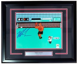 Mike Tyson Signed Framed 11x14 Boxing Punch Out Photo JSA ITP - £131.80 GBP