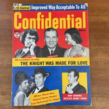 Confidential Magazine March 1961 Laurence Olivier Vivien Leigh Bobby Darien - £27.68 GBP