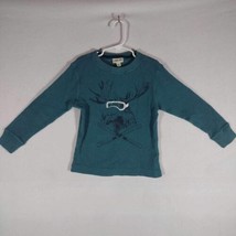 Cherokee Shirt Boys Size XS 4-5  Long Sleeve Tee Moose With Googles - £5.33 GBP