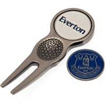 EVERTON FC DIVOT TOOL AND MAGNETIC GOLF BALL MARKER - £24.28 GBP